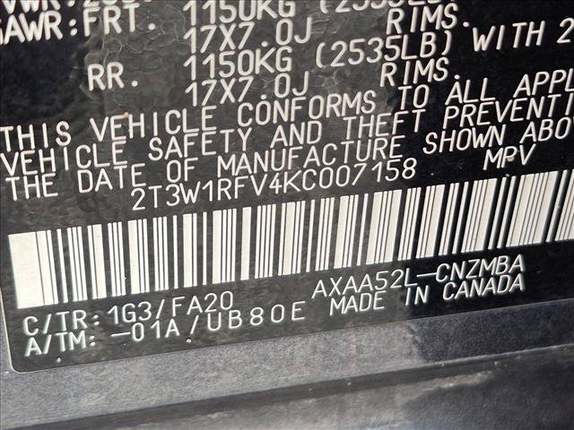 Used 2019 Toyota RAV4 XLE w/ Convenience Package FWD image 15