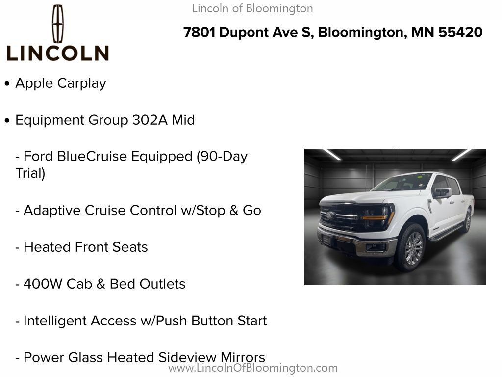 Used 2024 Ford F150 XLT w/ Equipment Group 302A MID image 5