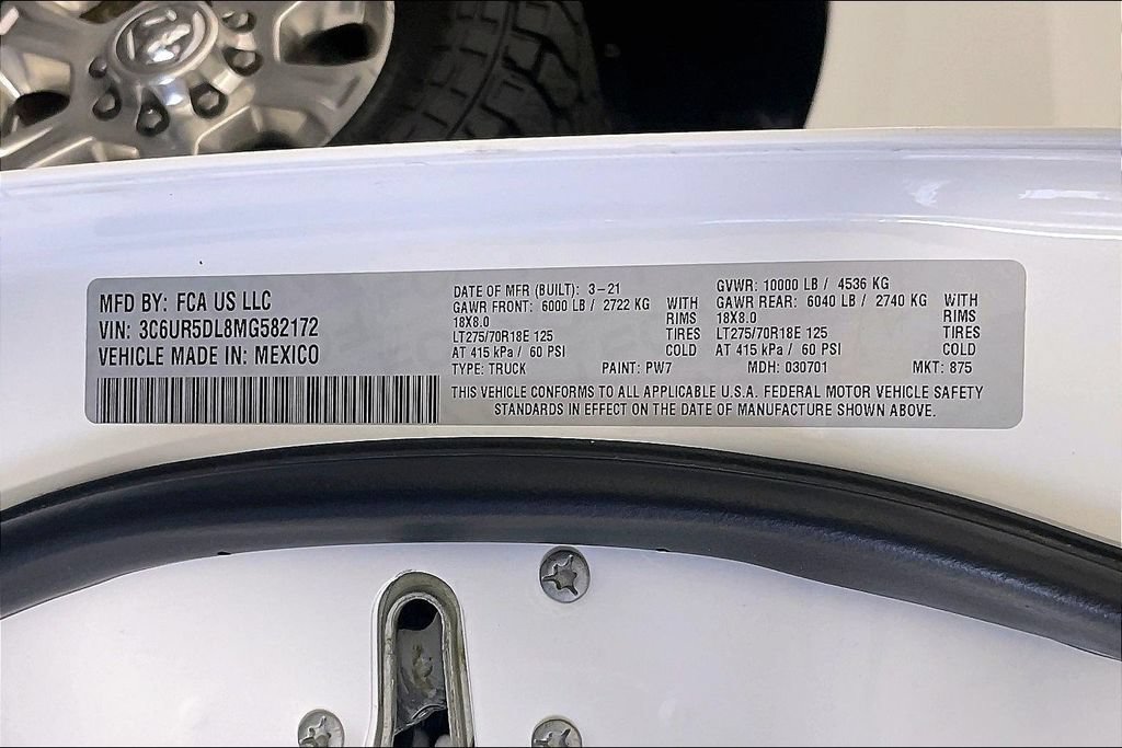 Used 2021 RAM 2500 Big Horn w/ Level 1 Equipment Group AWD/4WD image 40