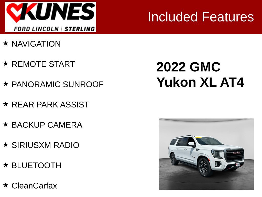 Used 2022 GMC Yukon XL AT4 w/ AT4 Premium Plus Package AWD/4WD image 2