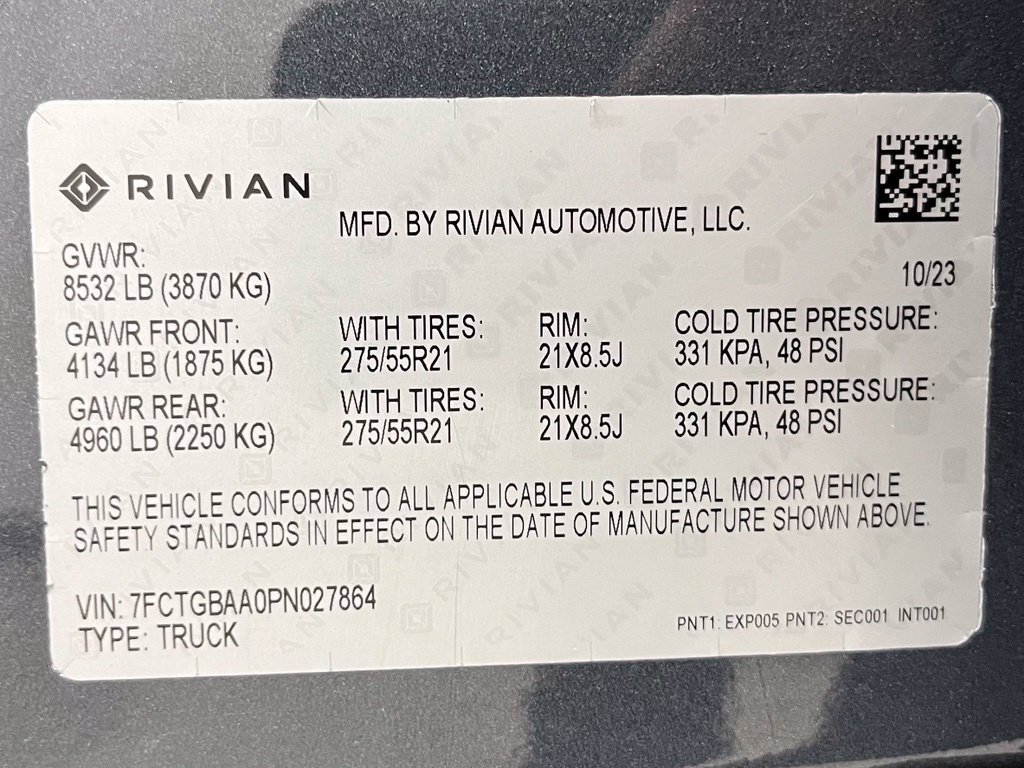 Used 2023 Rivian R1T Adventure Dual AWD/4WD image 58