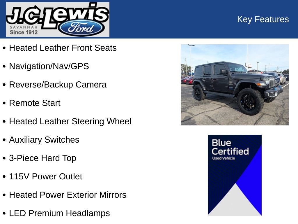 Used 2022 Jeep Wrangler Unlimited Sahara 4xe w/ Cold Weather Group image 33