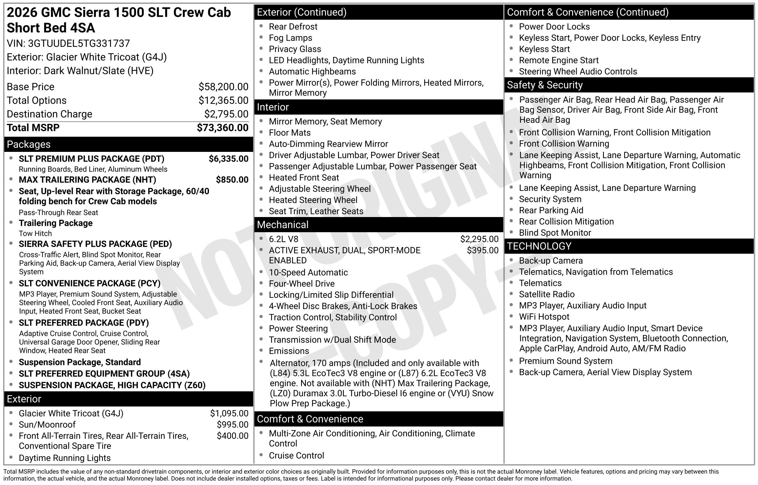 Used 2026 GMC Sierra 1500 SLT w/ SLT Premium Plus Package AWD/4WD image 2
