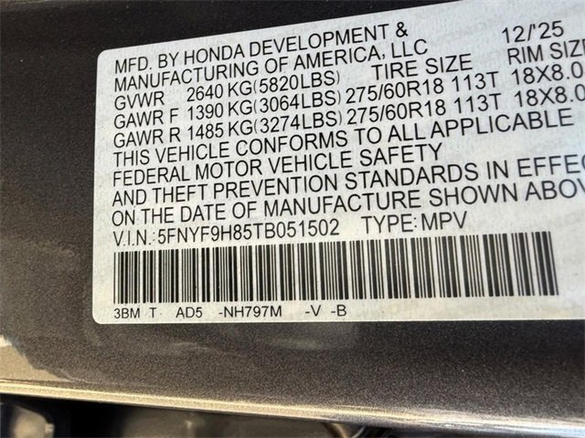 New 2026 Honda Passport TrailSport Elite image 17