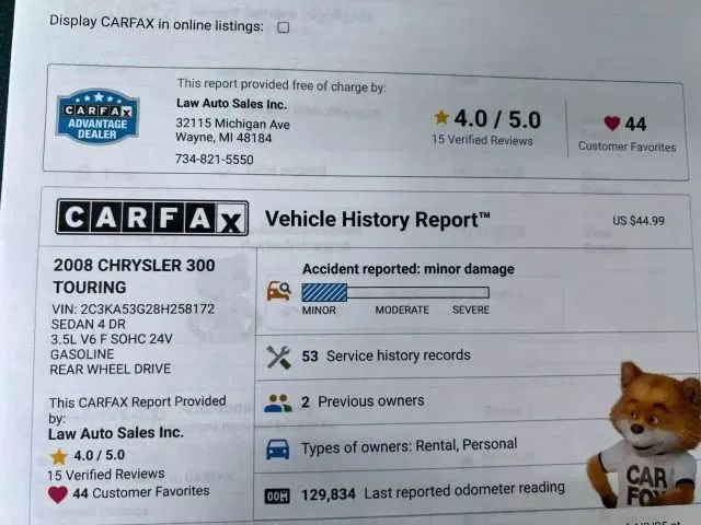 Used 2008 Chrysler 300 Touring w/ Comfort/Convenience Group image 6