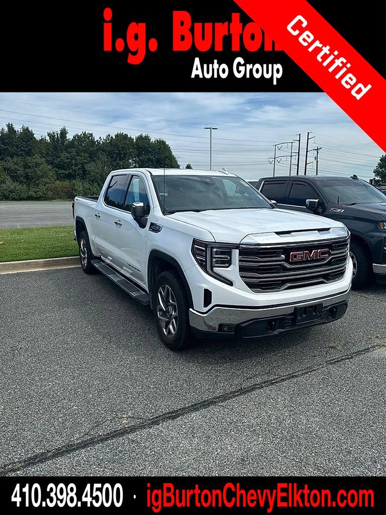 Used 2025 GMC Sierra 1500 SLT w/ SLT Premium Package AWD/4WD image 1