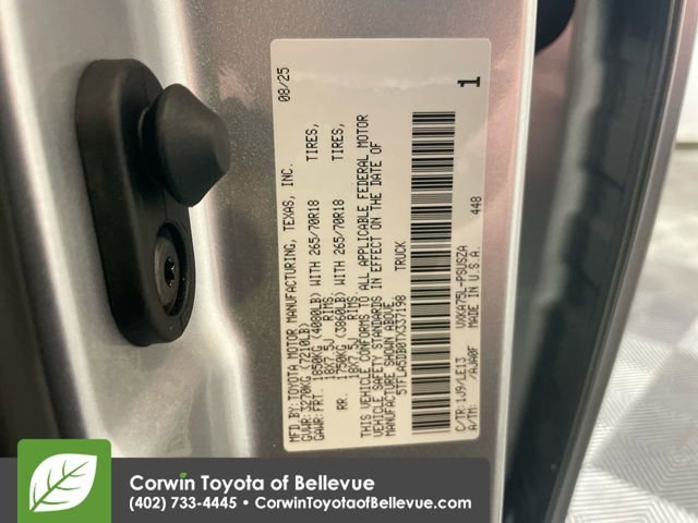 New 2026 Toyota Tundra SR5 image 25