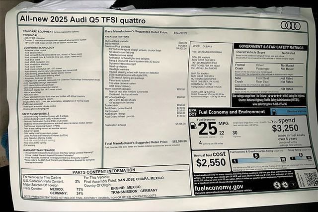New 2025 Audi Q5 Premium Plus image 18