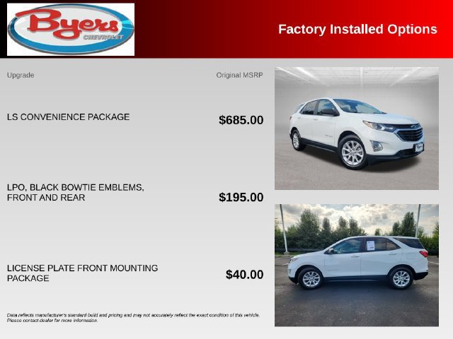 Used 2020 Chevrolet Equinox LS w/ LS Convenience Package FWD image 10