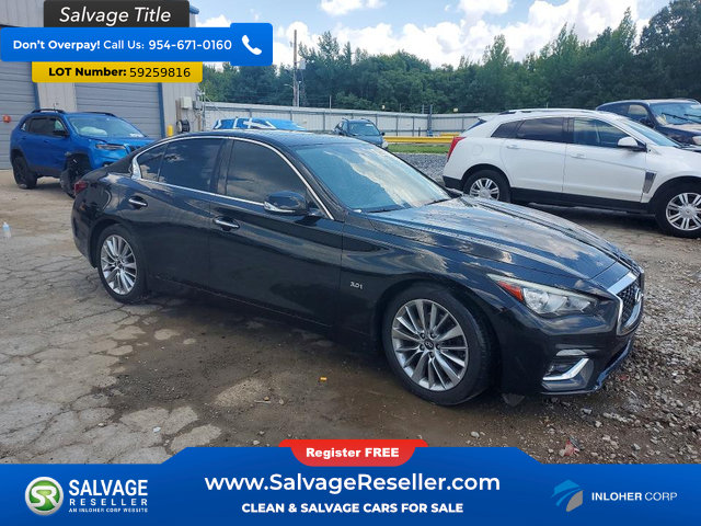 Used 2018 INFINITI Q50 Luxe w/ Essential Package (3.0T Luxe) RWD image 5