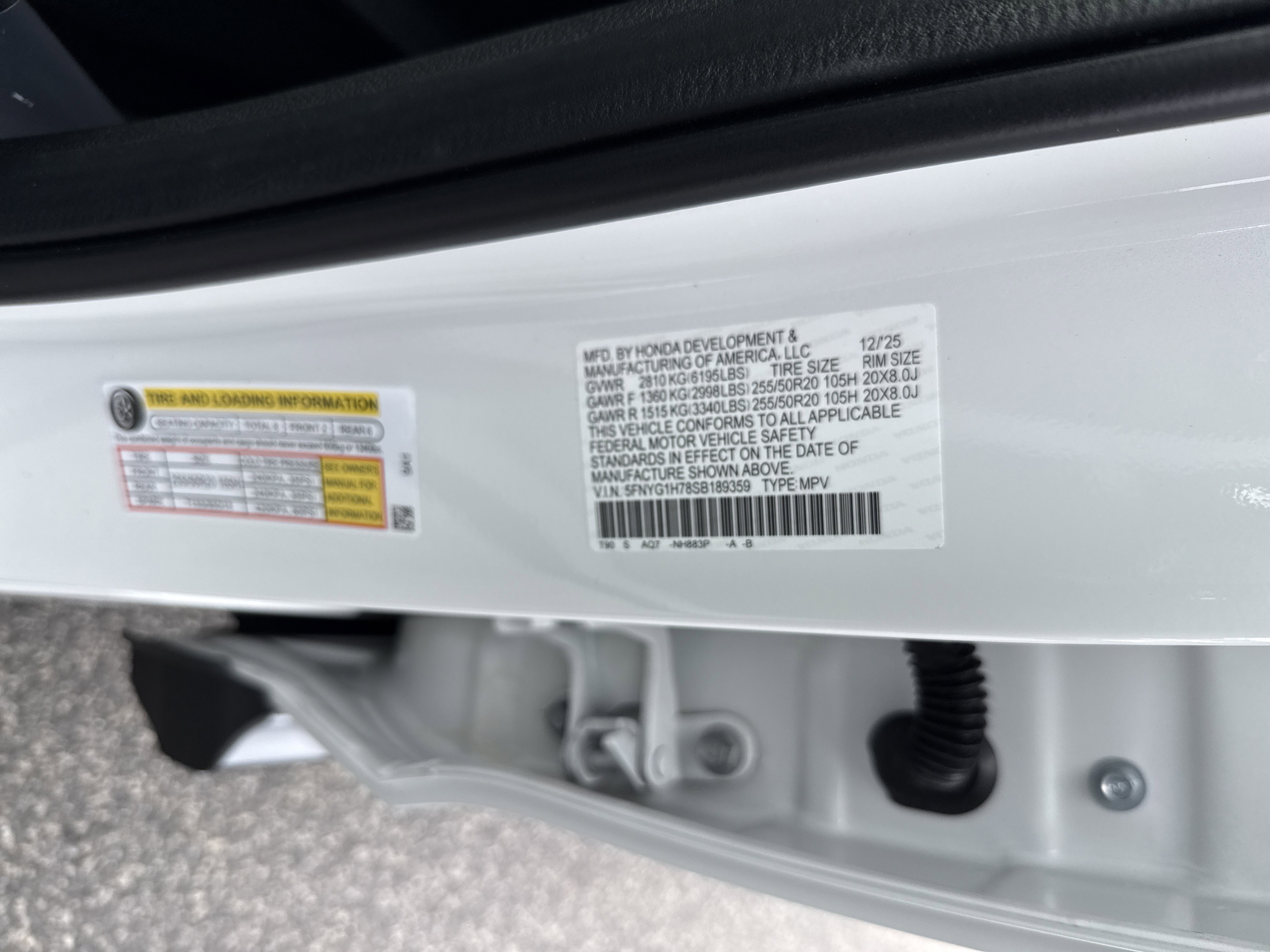 New 2025 Honda Pilot Touring image 33