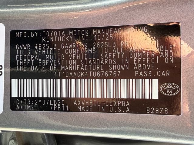 Used 2026 Toyota Camry XSE FWD image 27