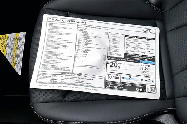 New 2026 Audi Q7 3.0T Premium Plus image 14