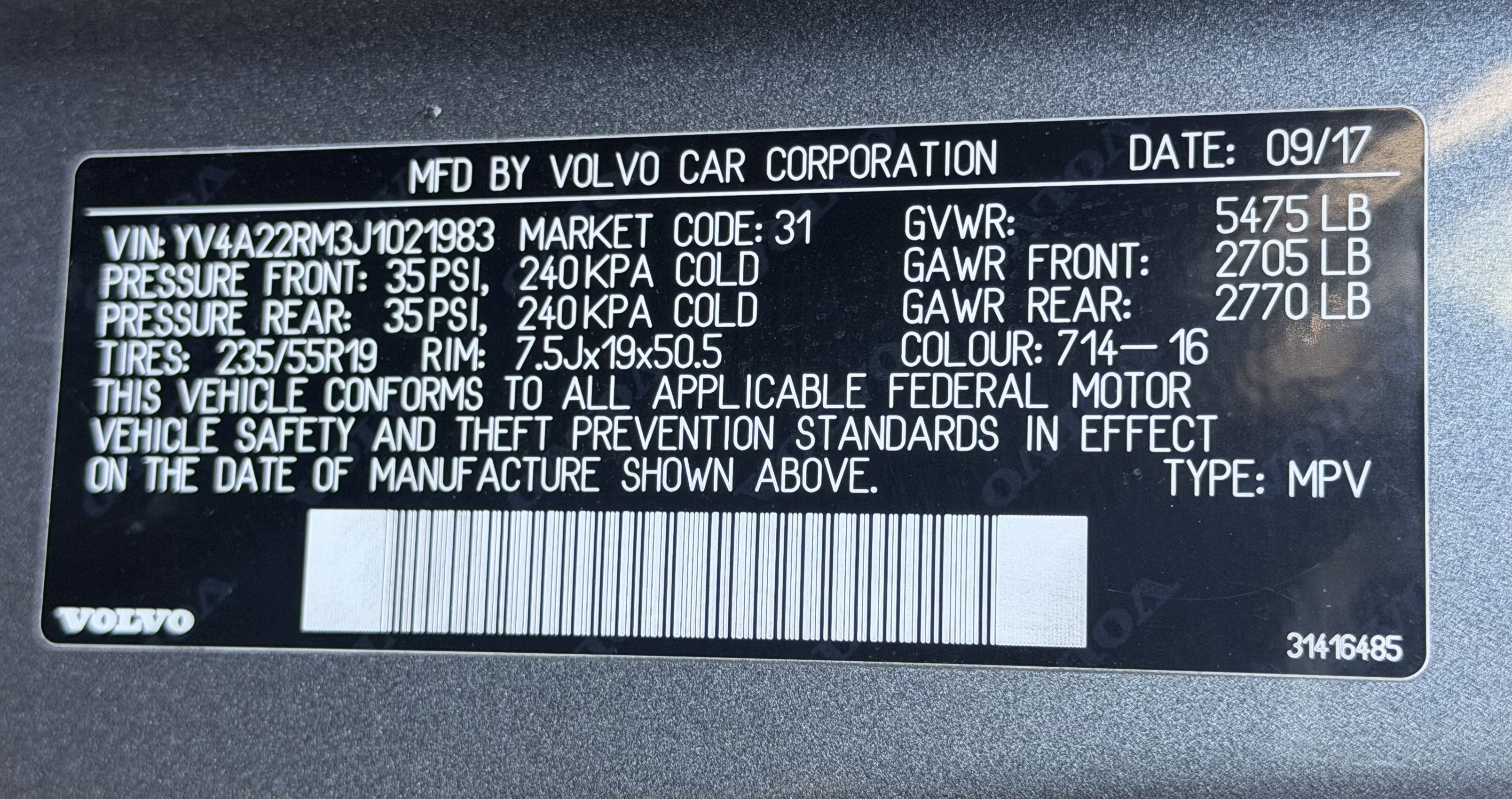 Used 2018 Volvo XC60 T6 R-Design AWD/4WD image 36