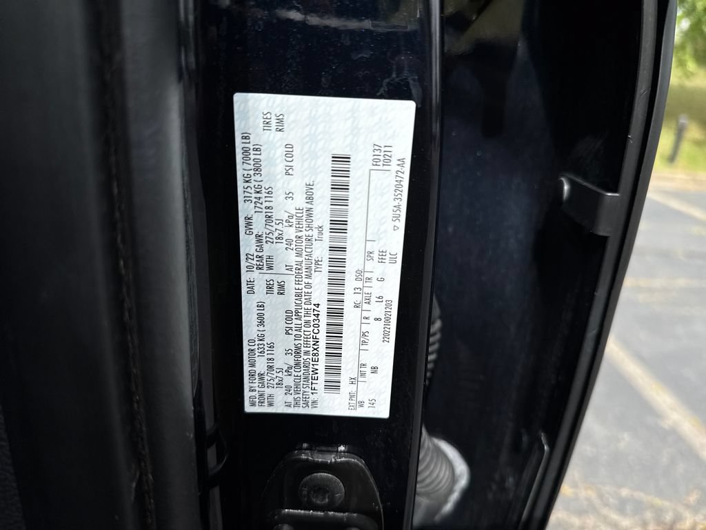 Used 2022 Ford F150 Tremor w/ Equipment Group 402A High AWD/4WD image 15