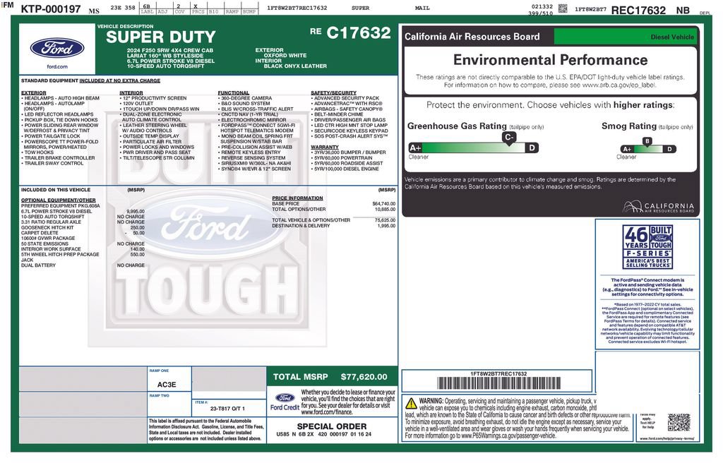 Used 2024 Ford F250 Lariat AWD/4WD image 4