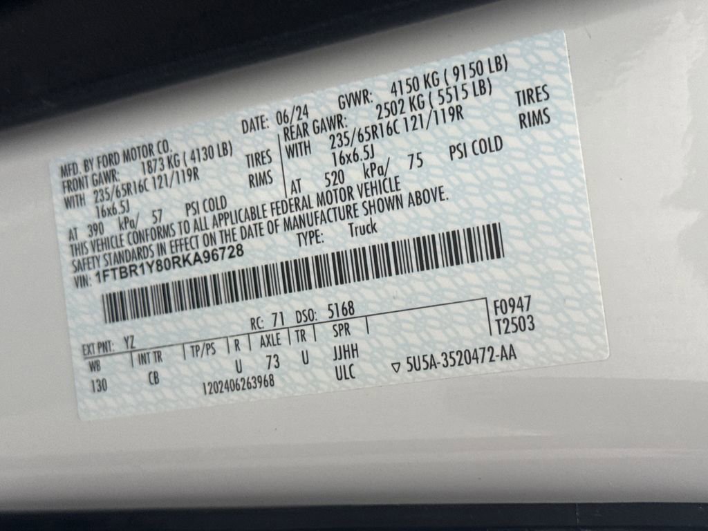 Used 2024 Ford Transit 250 Low Roof w/ Exterior Upgrade Package image 31