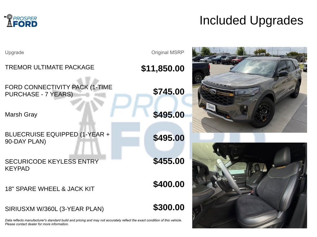 New 2026 Ford Explorer Tremor w/ Tremor Ultimate Package image 41