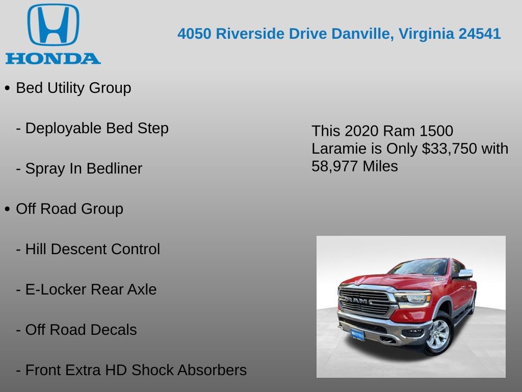 Used 2020 RAM 1500 Laramie image 17