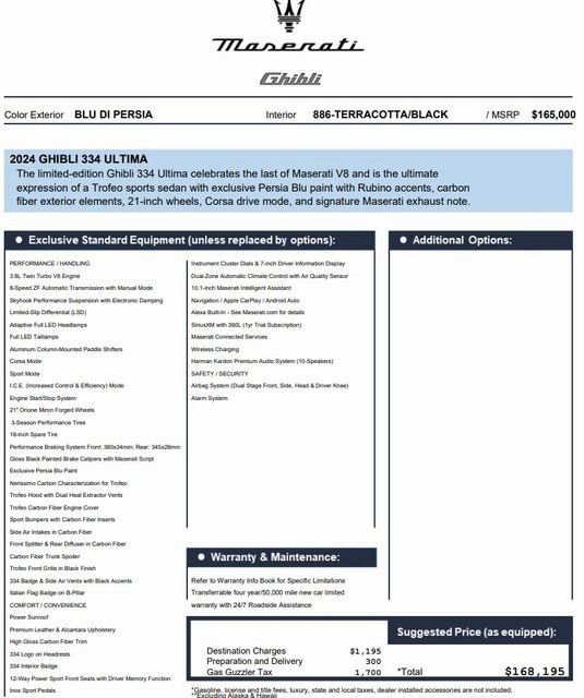 Used 2024 Maserati Ghibli Trofeo image 2