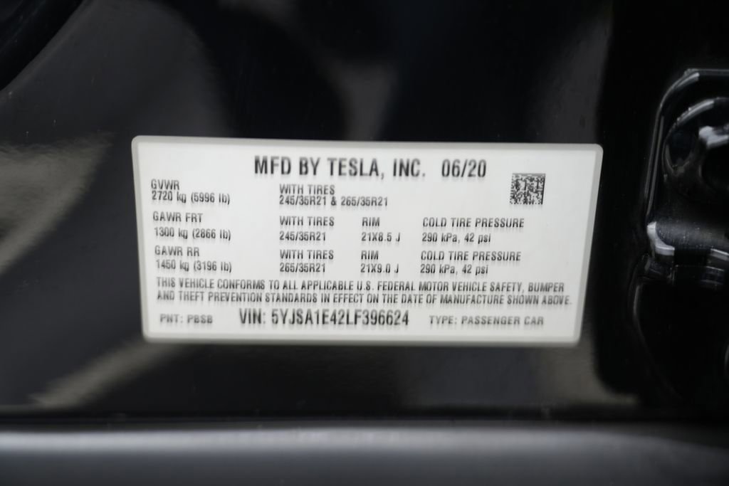 Used 2020 Tesla Model S Performance AWD/4WD image 66