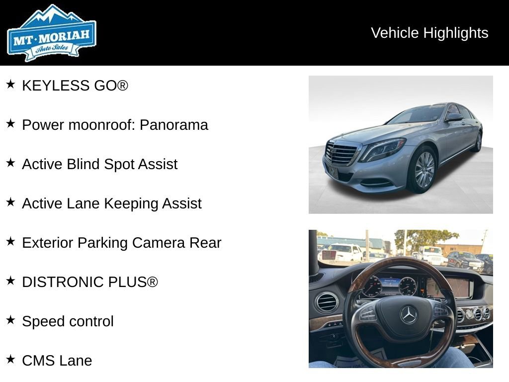 Used 2015 Mercedes-Benz S 550 4MATIC Sedan image 24