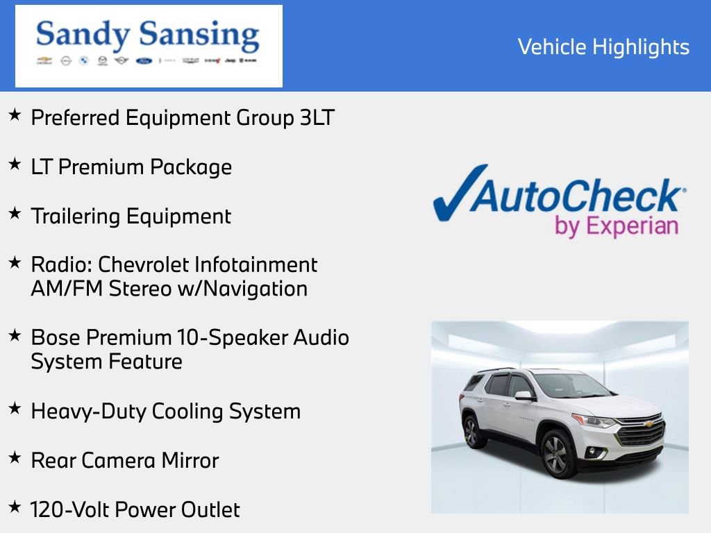 Used 2019 Chevrolet Traverse LT w/ LT Premium Package FWD image 7