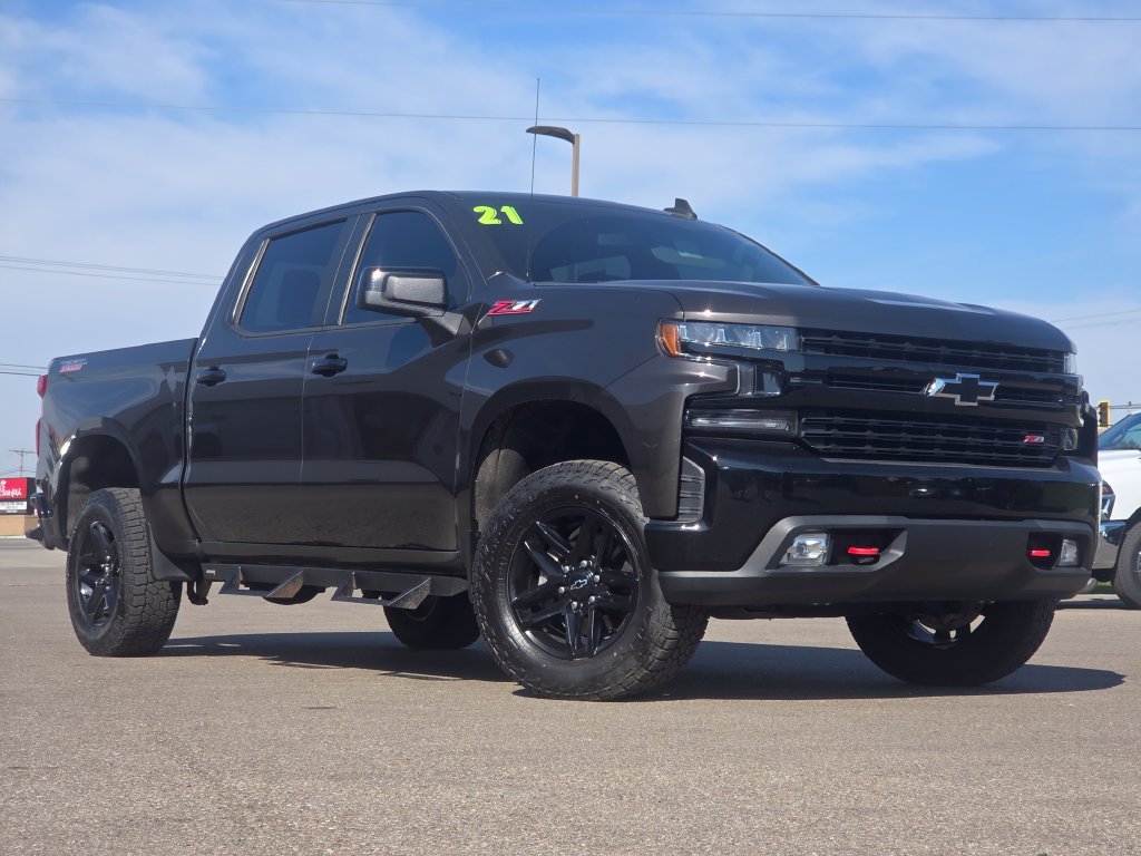 Used 2021 Chevrolet Silverado 1500 LT Trail Boss w/ Bed Protection Package AWD/4WD 360° Tour