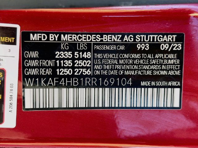 Certified 2024 Mercedes-Benz C 300 4MATIC Sedan image 33