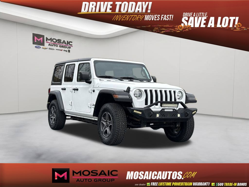 Used 2019 Jeep Wrangler Unlimited Sport S AWD/4WD image 1