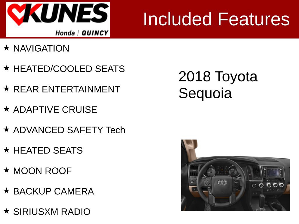 Used 2018 Toyota Sequoia Platinum AWD/4WD image 2