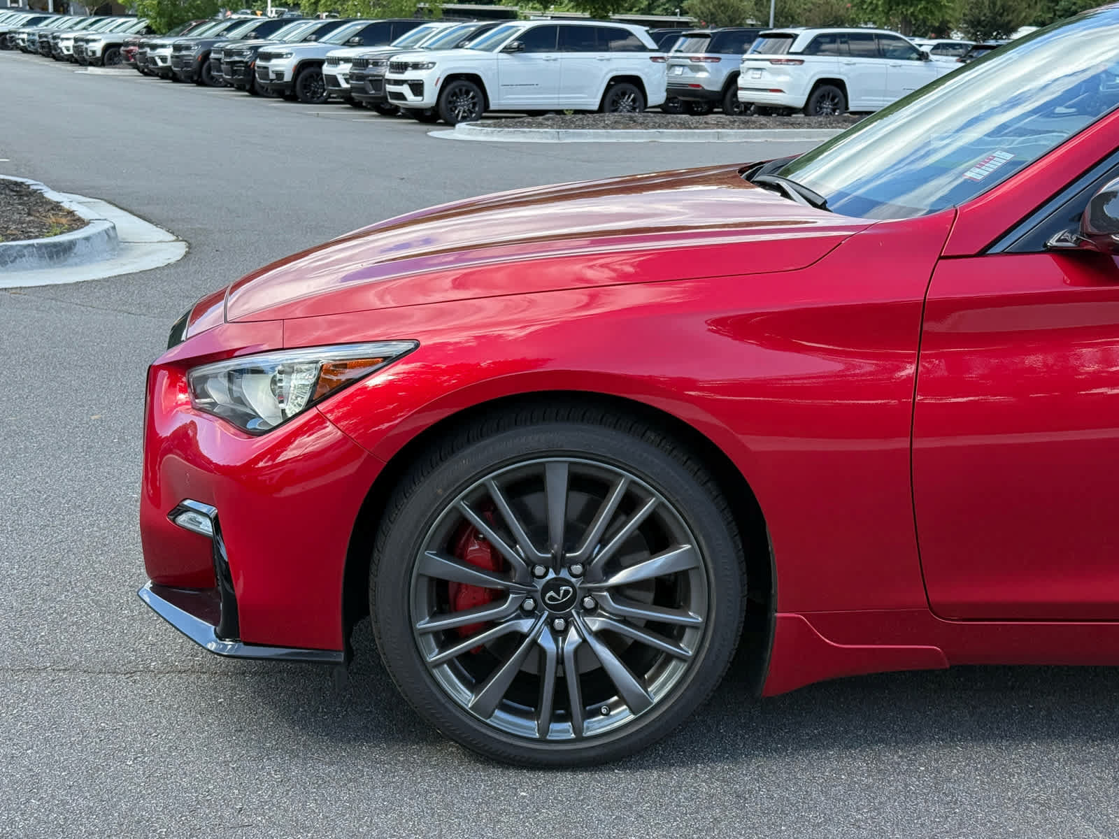 Used 2023 INFINITI Q50 Red Sport 400 w/ Carbon Fiber Package AWD/4WD image 11