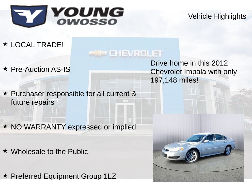 Used 2012 Chevrolet Impala LTZ image 7