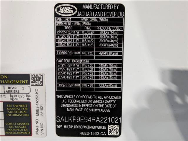 Used 2024 Land Rover Range Rover SE AWD/4WD image 27