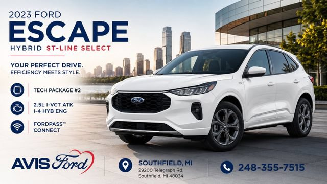 Used 2023 Ford Escape ST-Line Select w/ Tech Pack #2