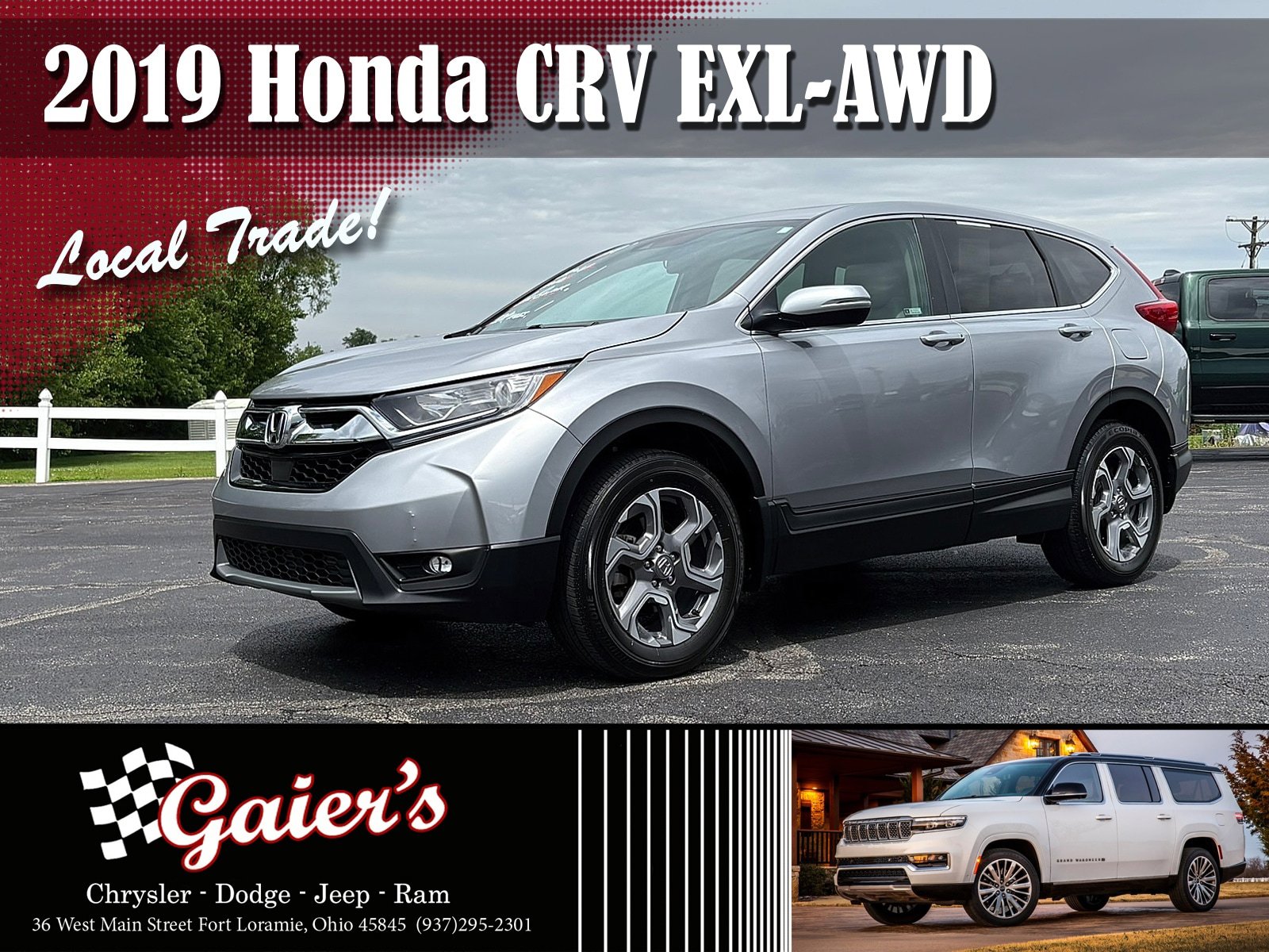 Used 2019 Honda CR-V EX-L image 1
