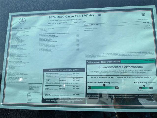 New 2026 Mercedes-Benz Sprinter 2500 image 17