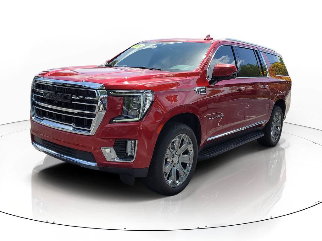 Used 2021 GMC Yukon XL SLT w/ SLT Premium Package RWD image 3