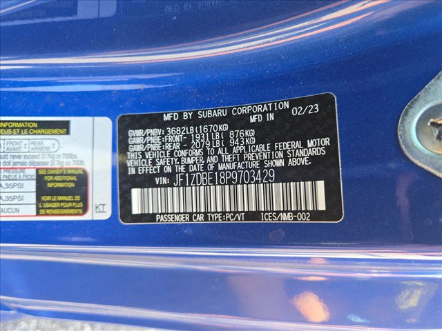 Used 2023 Subaru BRZ Limited RWD image 22