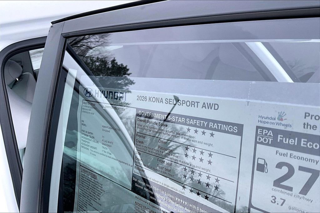 New 2026 Hyundai Kona SEL Sport image 14