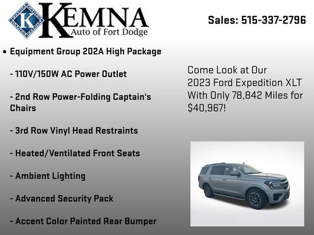 Used 2023 Ford Expedition XLT image 7