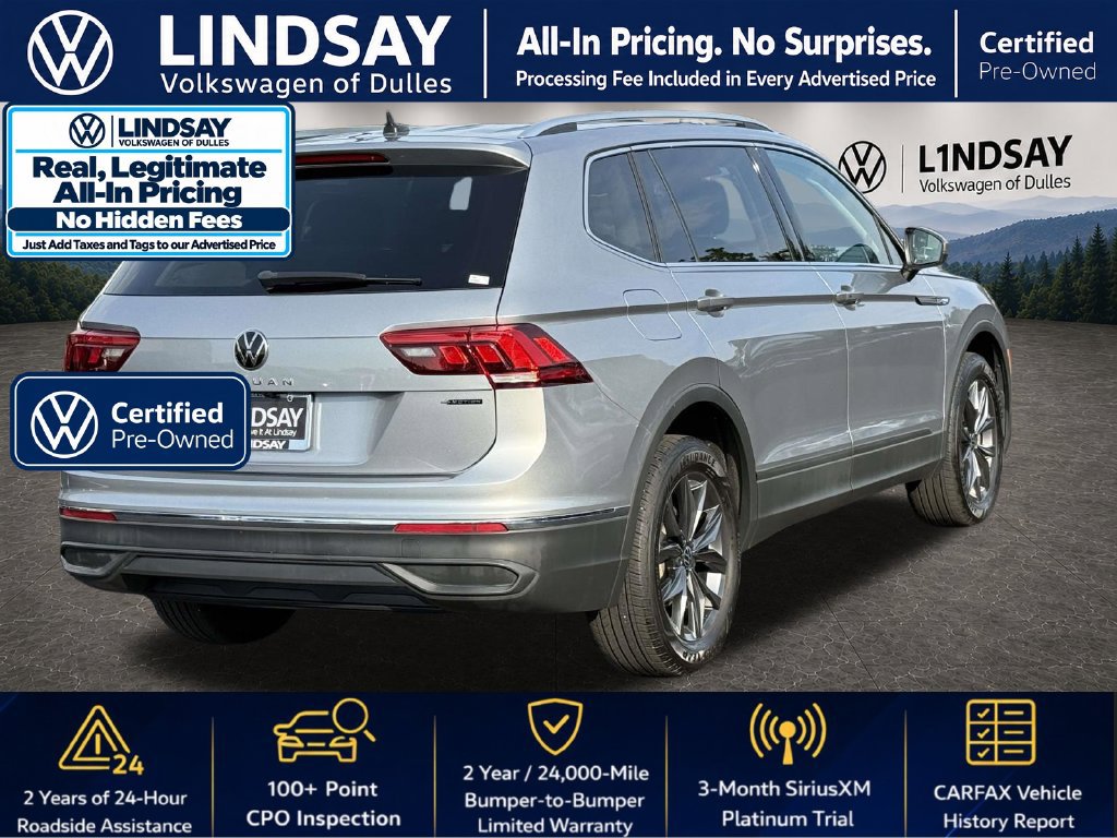 Certified 2023 Volkswagen Tiguan SE w/ Panoramic Sunroof Package AWD/4WD image 8