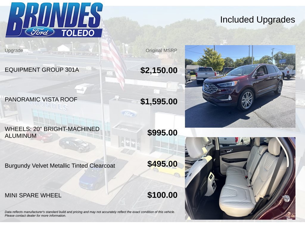 Used 2024 Ford Edge Titanium w/ Equipment Group 301A AWD/4WD image 6