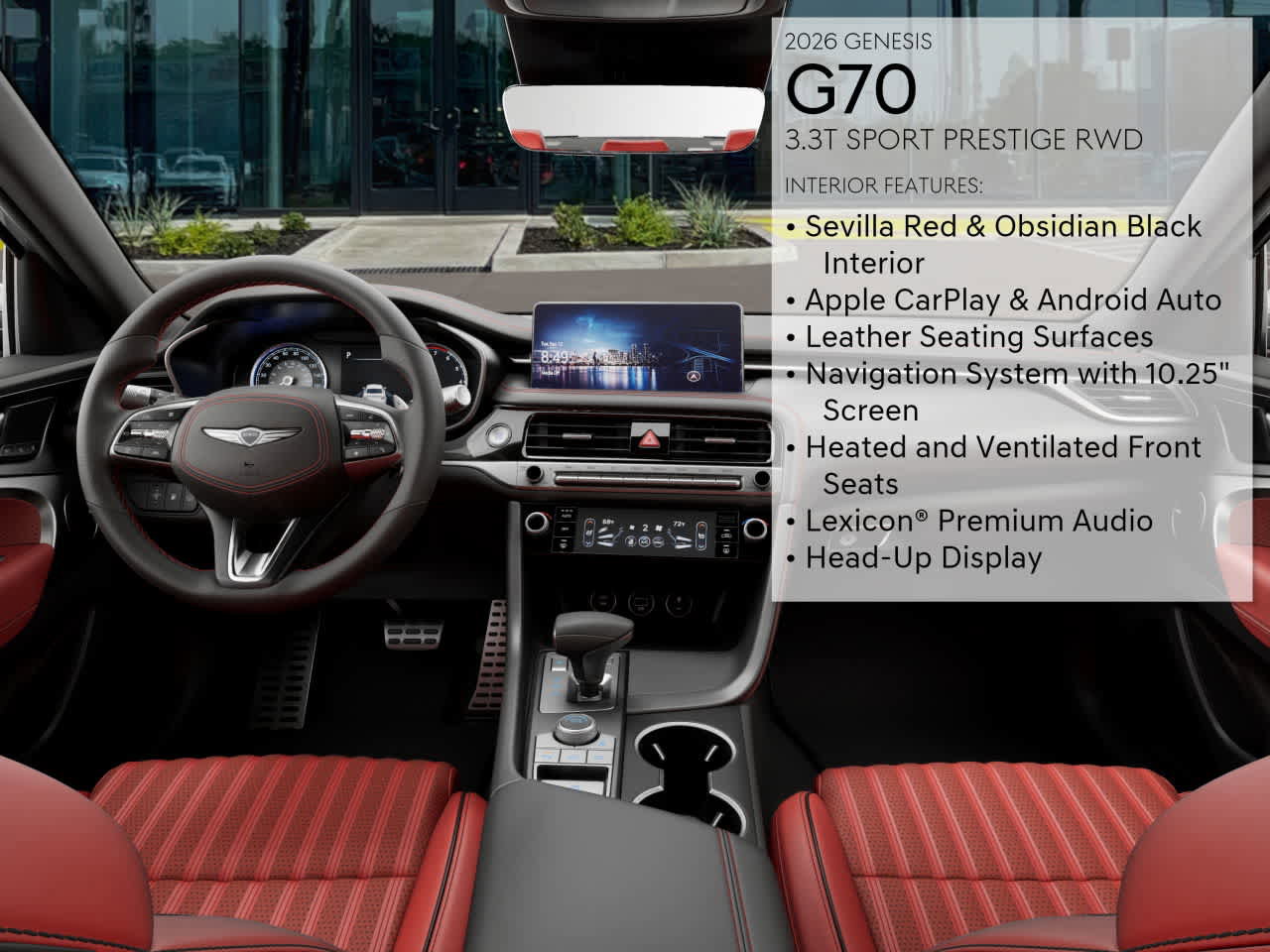 New 2026 Genesis G70 3.3T Sport Prestige image 17