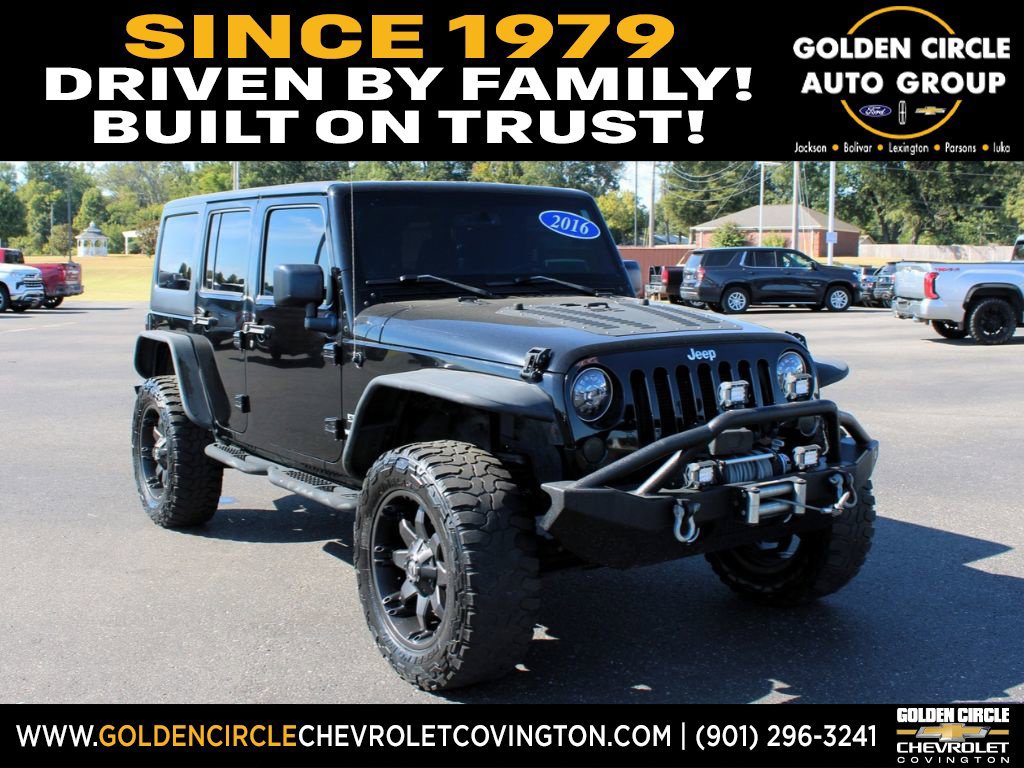 Used 2016 Jeep Wrangler Unlimited Sport w/ Quick Order Package 24S AWD/4WD 360° Tour
