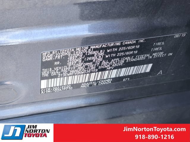 Used 2019 Toyota RAV4 XSE AWD/4WD image 32