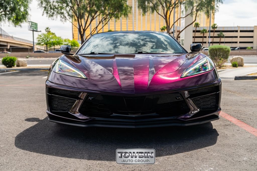 Used 2023 Chevrolet Corvette Stingray Preferred Cpe w/ Engine Appearance Package RWD image 2