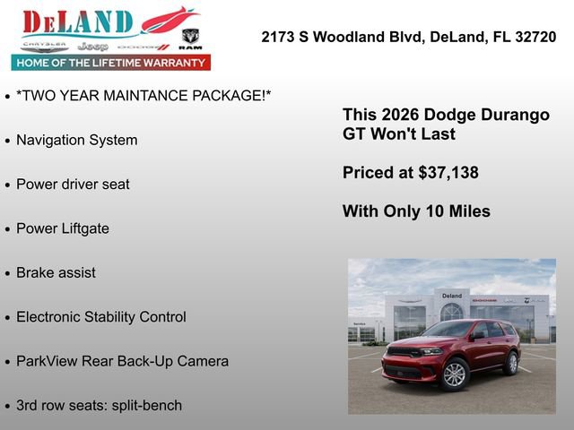 New 2026 Dodge Durango GT image 7