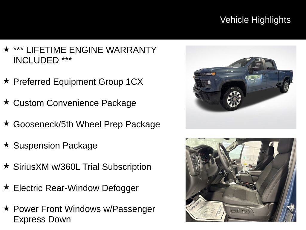 New 2026 Chevrolet Silverado 2500 Custom w/ Custom Convenience Package image 2