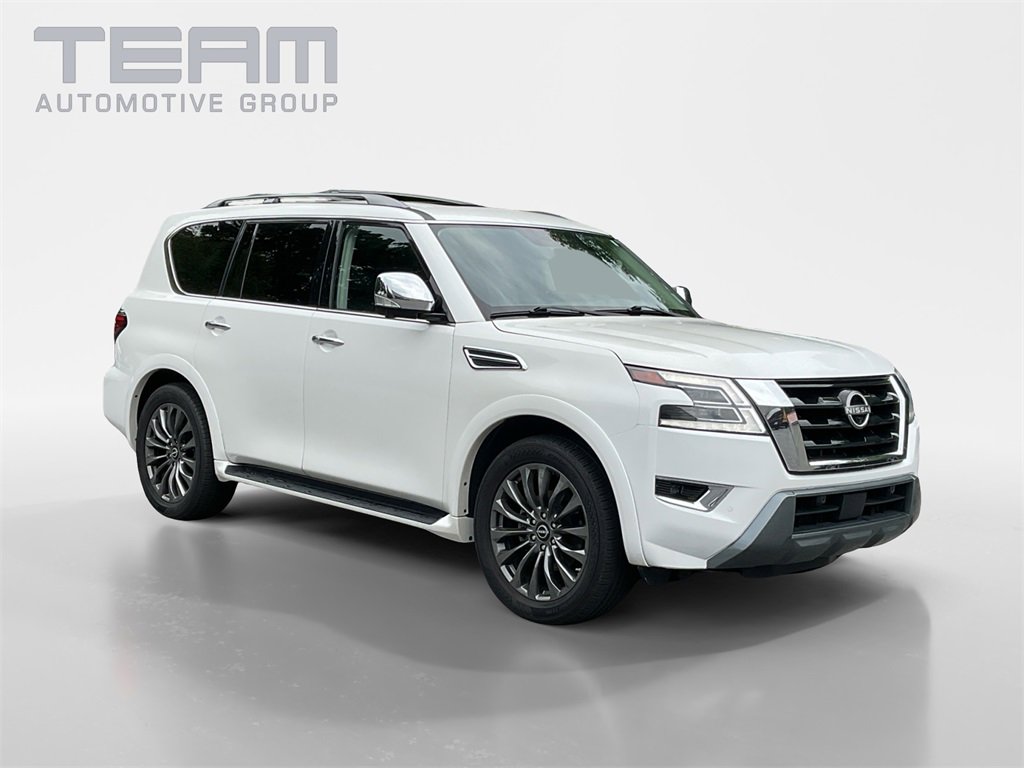 Used 2023 Nissan Armada Platinum w/ Captain's Chairs Package image 1